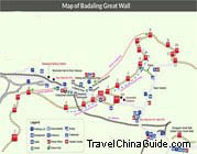 Badaling Great Wall Map