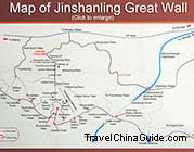 Jinshanling Great Wall Map