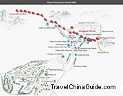 Mutianyu Great Wall Map