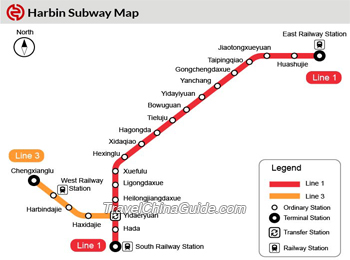 Harbin Subway Map