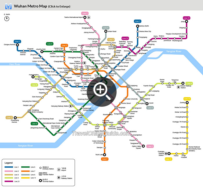 Wuhan Subway Map