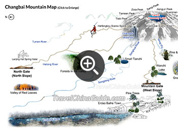 Changbai Mountain Map