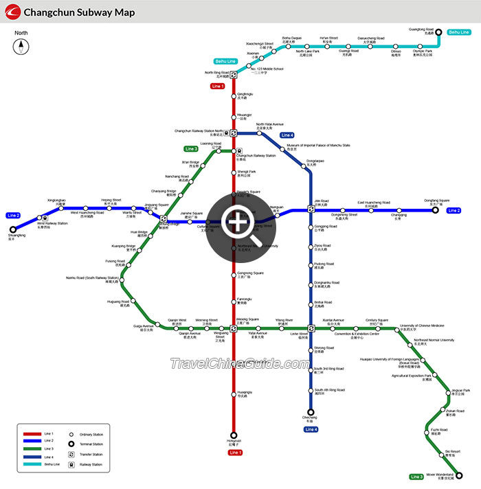 Changchun Subway Map