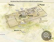 Distribution Map of Terracotta Army and Qinshihuang Mausoleum