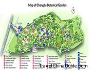 Map of Chengdu Botanical Garden