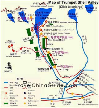 Map of Trumpet Shell Valley