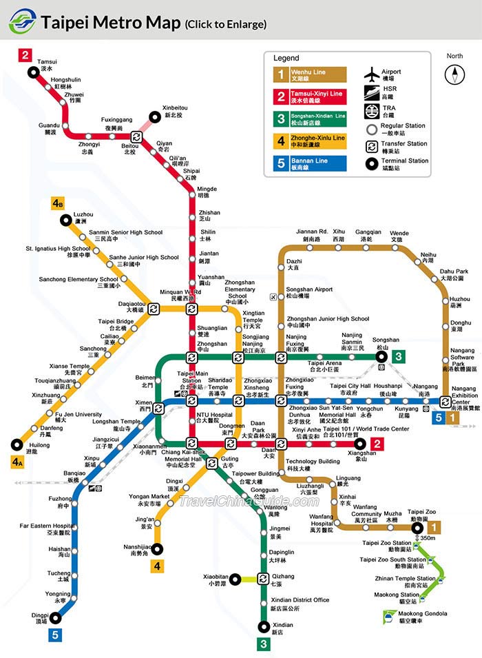 Taipei Metro Map