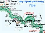 Yangtze Xiling Gorge Map