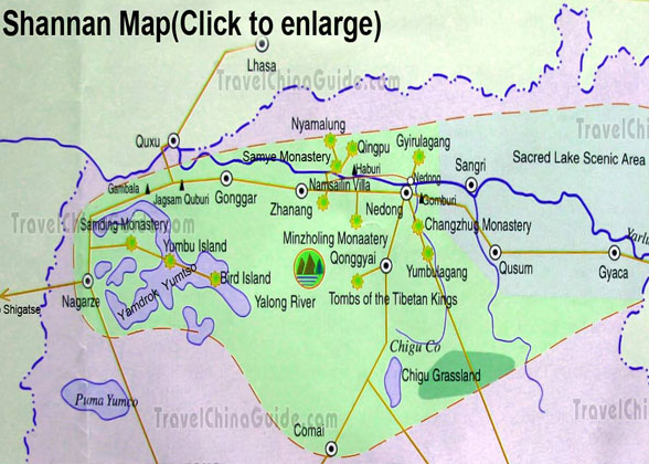 Shannan Map