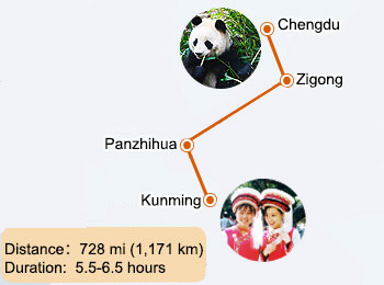 Chengdu-Kunming Scenic Railway