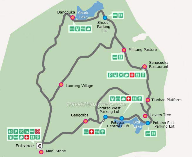 Map of Potatso National Park