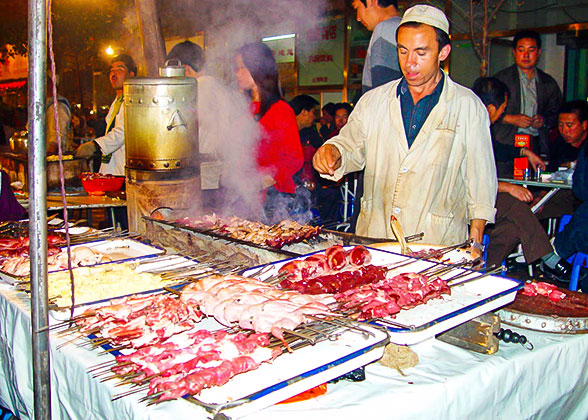 Delicious Kebabs with cumin.