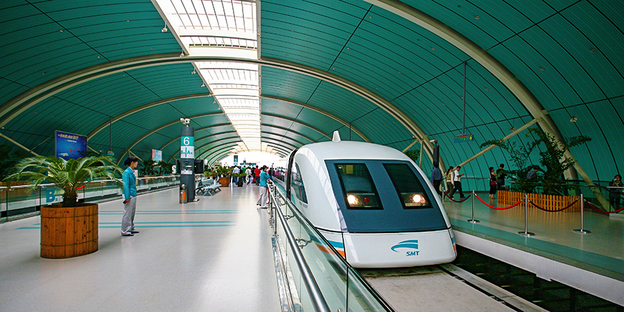 Maglev Train in Shanghai 