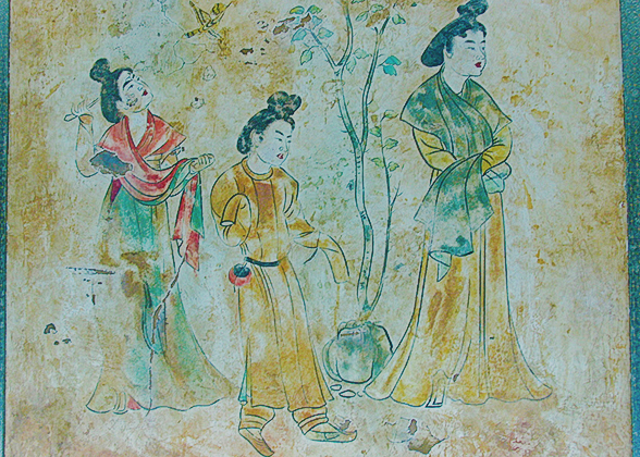 Fresco in Yongtai Princess Tomb