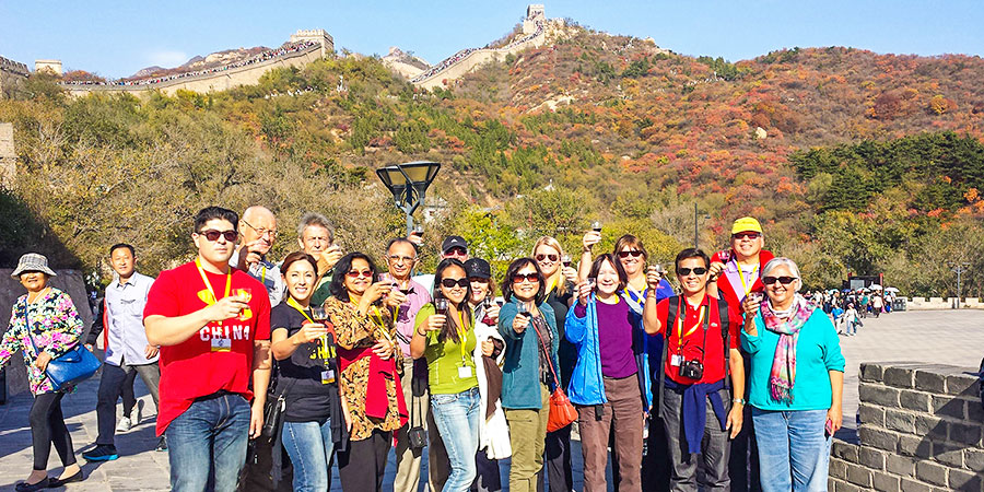 Great Wall in Autumn