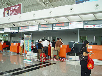 Flight check-in, Xi'an