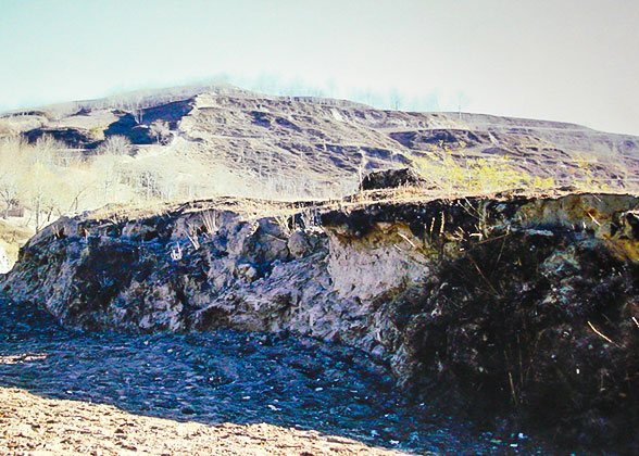 Great Wall of Qin Dynasty, Lintao, Gansu