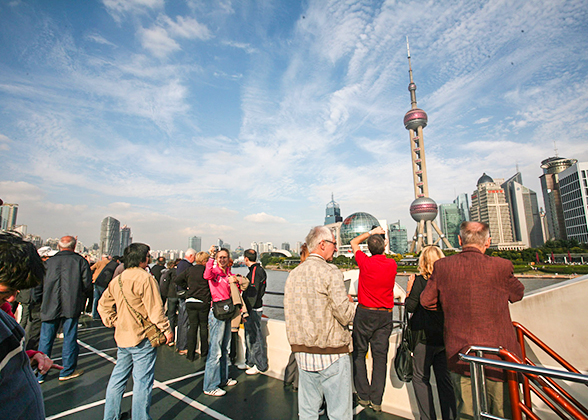 Tourists on a Cruise