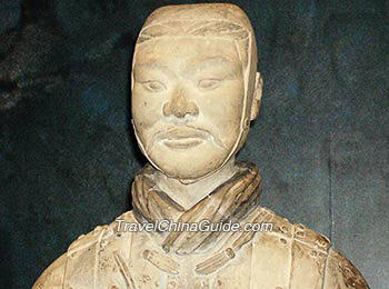 Face of Terracotta Warrior