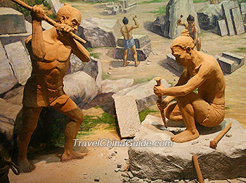 Statues of Work Scene