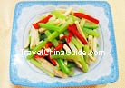 Celery and Dry Bean Curd