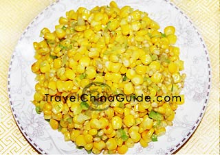 Pine Nuts with Sweet Corn