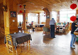 A restaurant in Longsheng