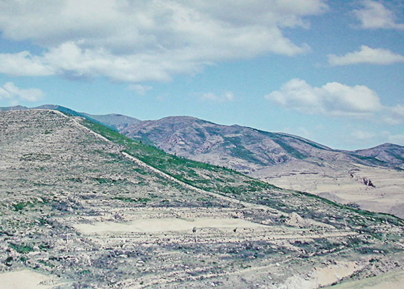 Great Wall of Northern Dynasties to Sui Dynasty in Ningwu County, Shanxi 