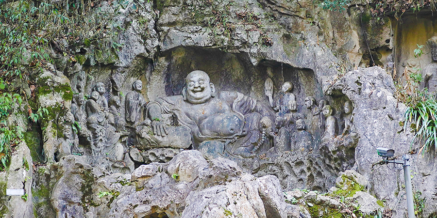 Carvings on Peak Flown From Afar