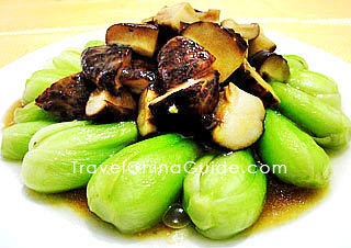 Green Vegetable with Mushroom