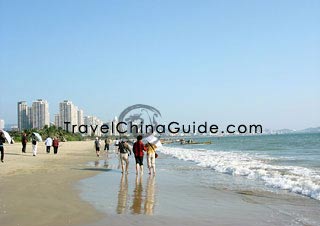 Bare-footed walk on the beach