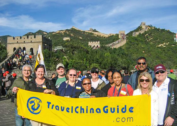 Our Tour Group on Badaling Great Wall