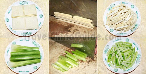 Preparation for Cold Lotus Root in Vinegar Sauce