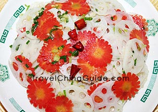 Cold Lotus Root in Vinegar Sauce