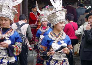 Girls of Miao Minority 