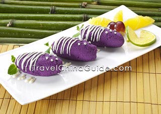 Vanilla Purple Potato Balls 