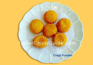 Crispy Pumpkin Cakes, Hong Kong Cakes