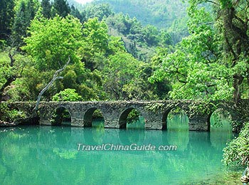 Ancient Bridge, Xiaoqikong Scenic Area