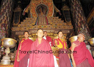 Stupa-tomb of the Tenth Panchen Lama