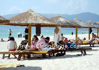 Beach umbrellas