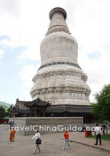 White Dagoba, Tayuan Temple, Mt.Wutai