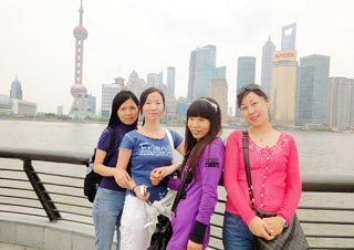 Our Staff at the Bund, Shanghai