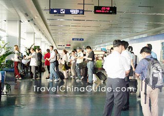 Inside Urumqi Airport