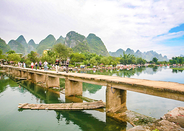 A Bridge on Yulong River