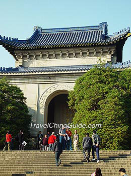 Pavilion erected by Kuomintang 