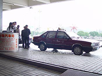 Taxi at Liangjiang International Airport