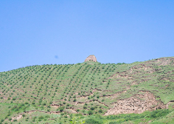 Relics of Beacon Tower, near Ta''''er Monastery, Xining, Qinghai