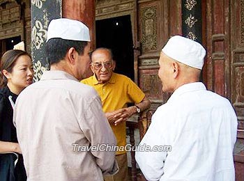 Hui People in Great Mosque, Xi'an