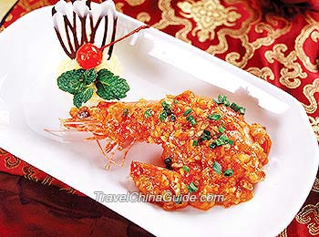 Dry-Braised Prawn 