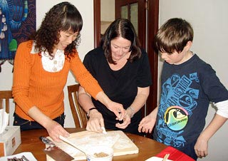 Our Guests Learn to Make Chinese Dumplings